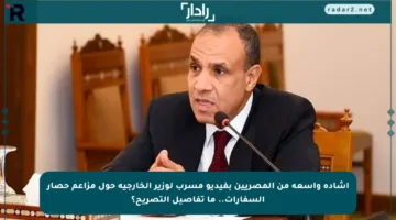 إشادة واسعة من المصريين بفيديو مسرب لوزير الخارجية حول مزاعم حصار السفارات.. ما تفاصيل التصريح؟